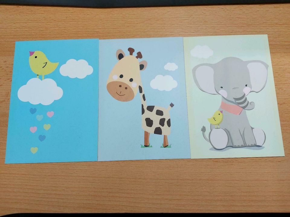 6 Postkarten für Babyzimmer in Dortmund