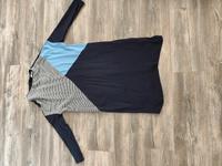 Kleid, Cecil, langärmelig, blau, grau, Gr. XL Berlin - Marienfelde Vorschau