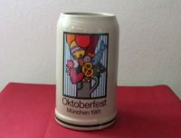 Oktoberfestkrug 1981 Sammelkrug 1 Liter Oktoberfest Bierkrug München - Thalk.Obersendl.-Forsten-Fürstenr.-Solln Vorschau