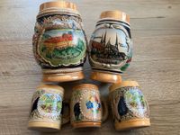 5 Kleine Krüge, farbig, Keramik, Altötting, Kloster Andechs,Ettal Sachsen - Crimmitschau Vorschau