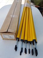 12x Neue orginalvepackte Slalomstangen mit Spitzen, 100 cm lang Hessen - Burghaun Vorschau