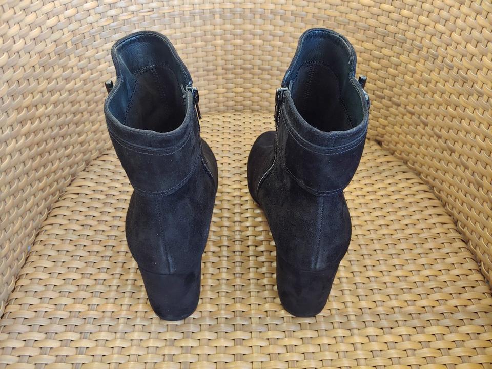 NEU * Gabor Stiefelette Gr. 41 (7 ½) mit Zierschnalle Velourleder in Bernau