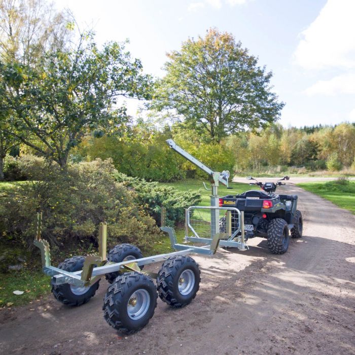 Rückewagen Anhänger Quad Rückanhänger ATV Holzanhänger Holzwagen in Görlitz