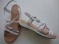 Sandale von Vela  echt Leder weiß - rose Gr 41 NEU NEU Dortmund - Grevel Vorschau