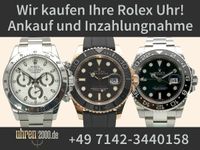 Rolex Uhren Ankauf, wir kaufen Ihre Rolex Uhr gerne an Baden-Württemberg - Bietigheim-Bissingen Vorschau