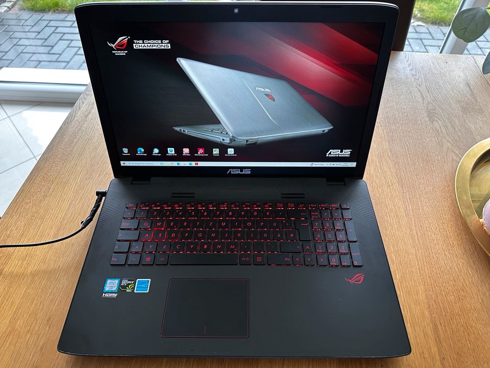 ASUS ROG GL752VW Gaming Laptop i7-6700HQ GTX 960M 16GB RAM SSD in Wolfsburg