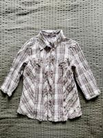 Knitterbluse Bluse 3/4-ärmelig von Wissmach in 42 lila-grau-weiß Bayern - Erlangen Vorschau