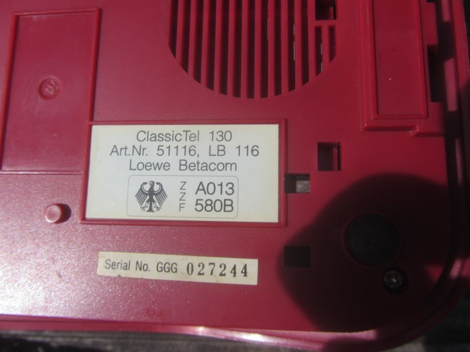 LOEWE Betacom ClassicTel 130 rot in Viersen