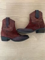 Damenstiefeletten Janet & Janet, Gr. 38, Wildleder Bordeaux Bayern - Illertissen Vorschau