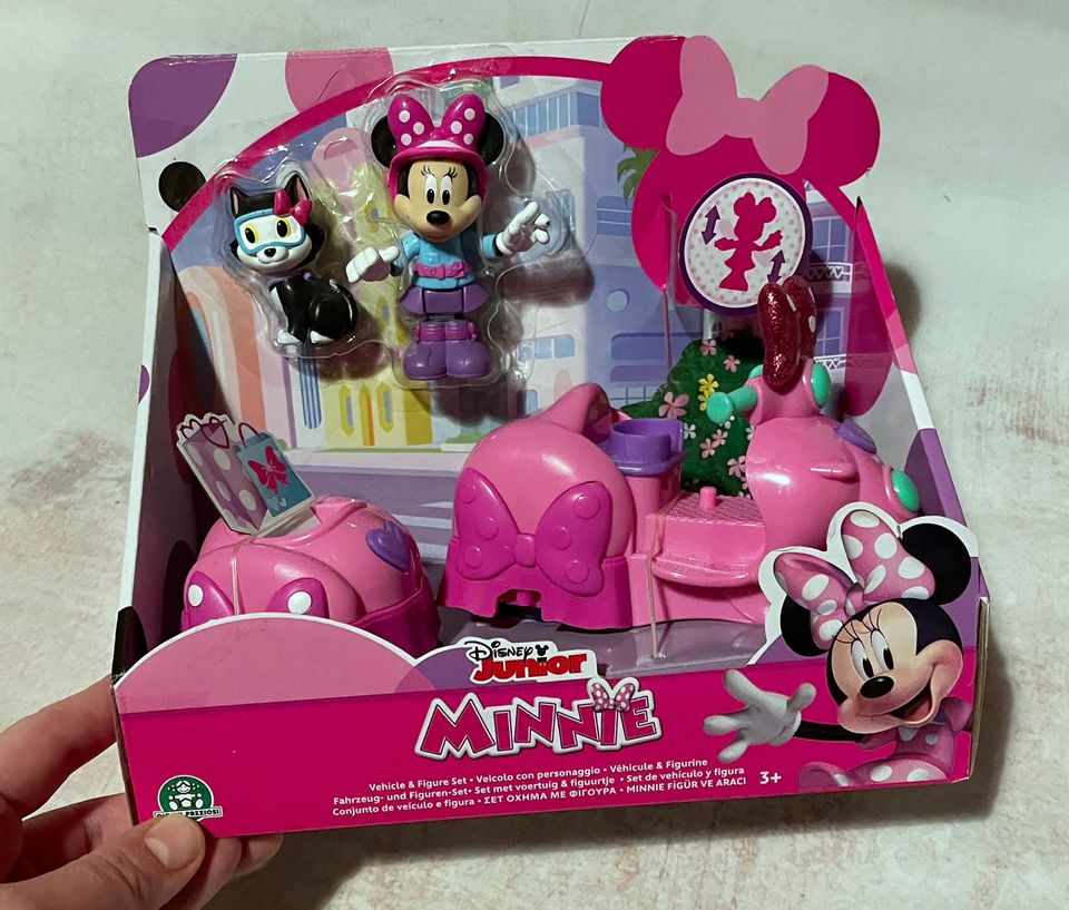 Minnie Mouse Figur Auto Fahrzeug Scooter Katze Spielfigur Neu OVP in Duisburg