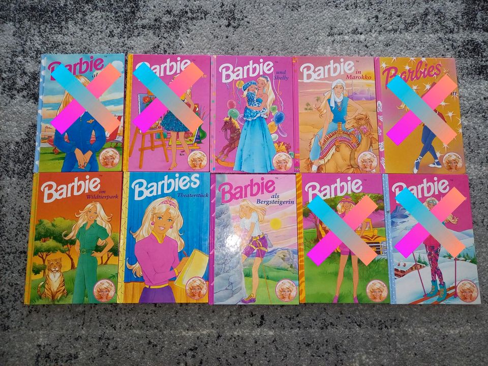Barbie Buch Piloten, Malerin, Bergsteigerin,auf Safarie in Hamburg