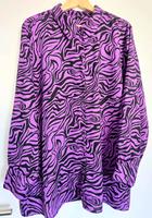 Only Bluse lila schwarz Animal Print Must-Have Neuwertig 2025 Top Nordrhein-Westfalen - Wassenberg Vorschau