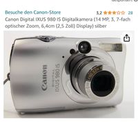 Canon ixus 980 is Kr. München - Sauerlach Vorschau
