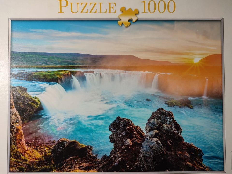 Puzzle 1000 Teile Wasserfall in Mecklenbeck