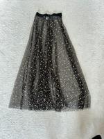 Hippie Boho Festival Maxirock Transparent Gr. S Schwarz Gold Niedersachsen - Isernhagen Vorschau
