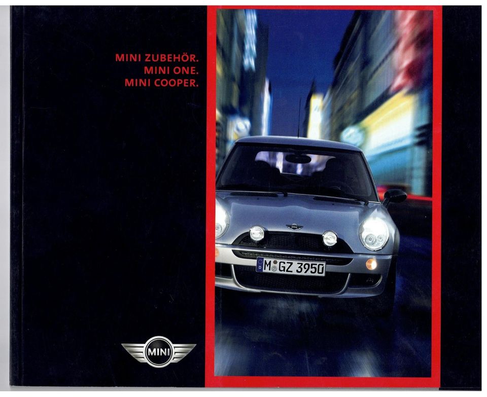 MINI Katalog Prospekt - MINI Zubehör MINI One MINI Cooper 08/01 in