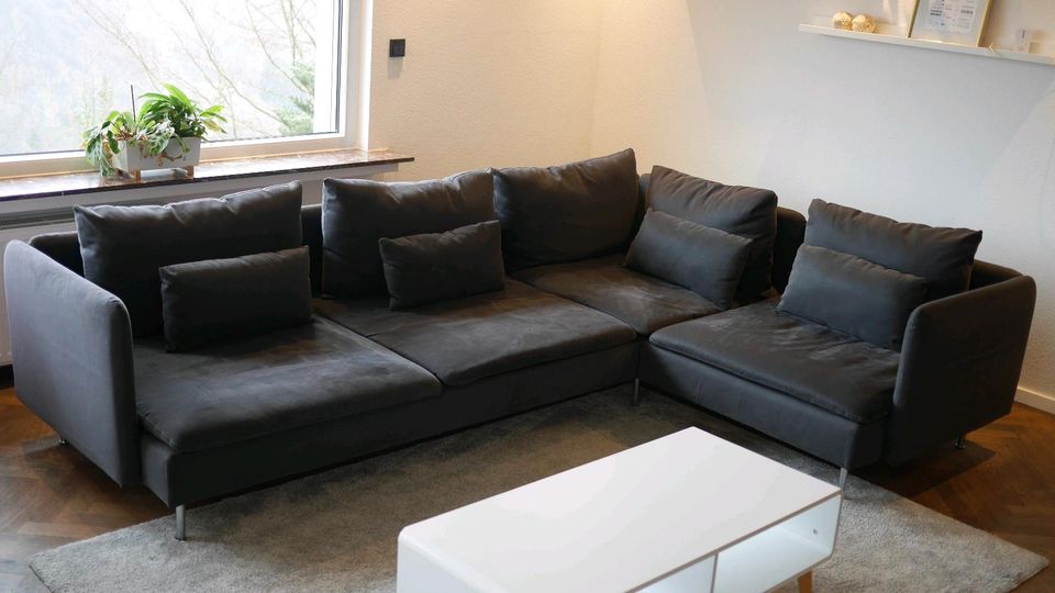 Bezüge für Ikea Couch, söderhamn, Samsta komplett, Anthrazit in Altena