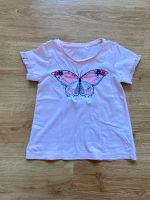 T-Shirt rosa mit besticktem Schmetterling in Größe 104 München - Schwabing-West Vorschau