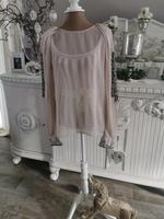 PEPE JEANS BLUSE BEIGE PAILLETTEN Gr.L/38-40 Niedersachsen - Brackel Vorschau