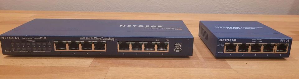 2 x Netgear Switches in Ludwigshafen