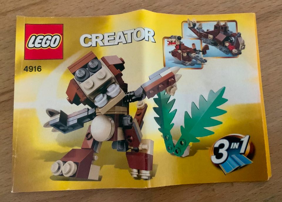 Mini Animals - Affe - Vogel - Lego Creator 3in1 Set 4916 in Vegesack -  Grohn | Lego & Duplo günstig kaufen, gebraucht oder neu | eBay  Kleinanzeigen ist jetzt Kleinanzeigen