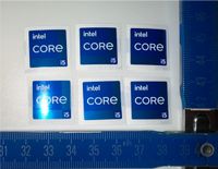 INTEL CORE i5 11th AUFKLEBER ¦ STICKER Bayern - Regen Vorschau