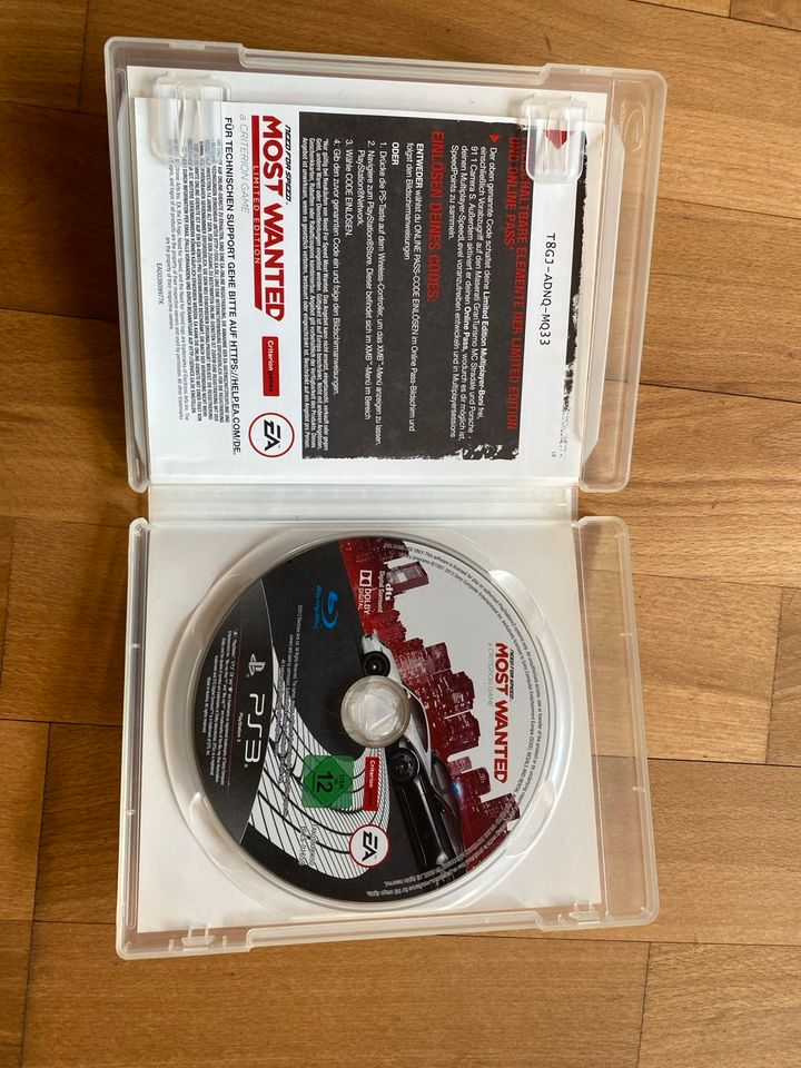 Need for Speed Most Wanted limited Edition PS3 in Schnaittach