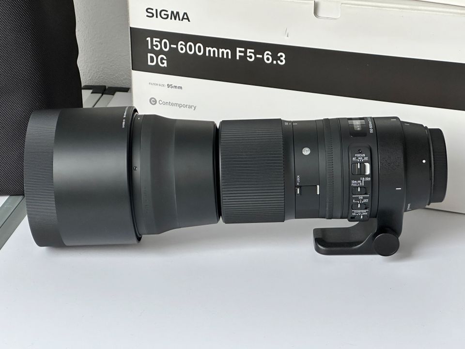 Sigma 150 600 Contemporary Teleobjektiv + Sony E-Mount Adapter in Güglingen