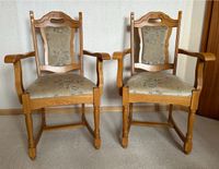 Vintage zwei Stühle mit Armlehne in heller Eiche Eimsbüttel - Hamburg Eidelstedt Vorschau