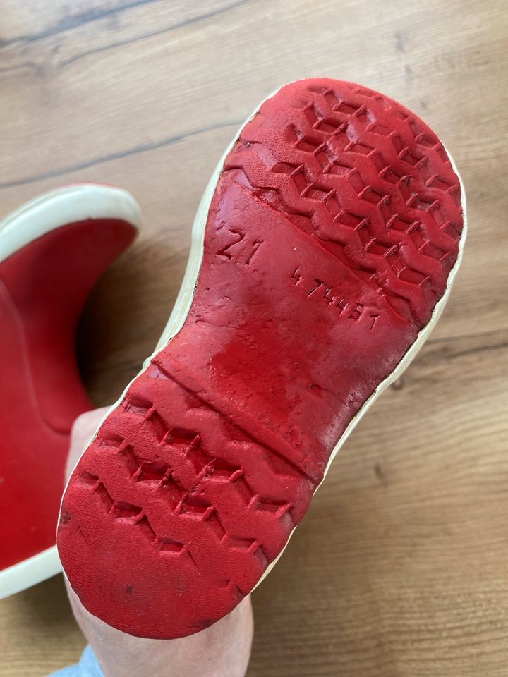 Bergstein Gummistiefel rot Gr. 21 Schuhe in Aichen