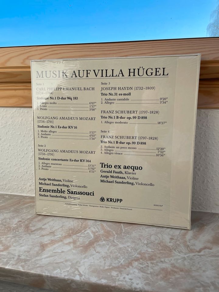 Musik auf Villa Hügel: KOMPONIST: Bach, Mozart, Schubert NEU in Dresden