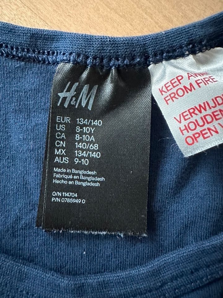 H&M Unterhemd 134/140 NEU blau Anker Junge Unterwäsche in Freiburg im Breisgau