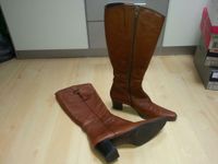 Braune Leder Stiefel / Cowboy Stiefel Gr. 36 Hessen - Riedstadt Vorschau