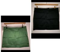 2x Minirock Damen Mini Rock H&M Gr. 38 Schwarz + Grün Duisburg - Röttgersbach Vorschau