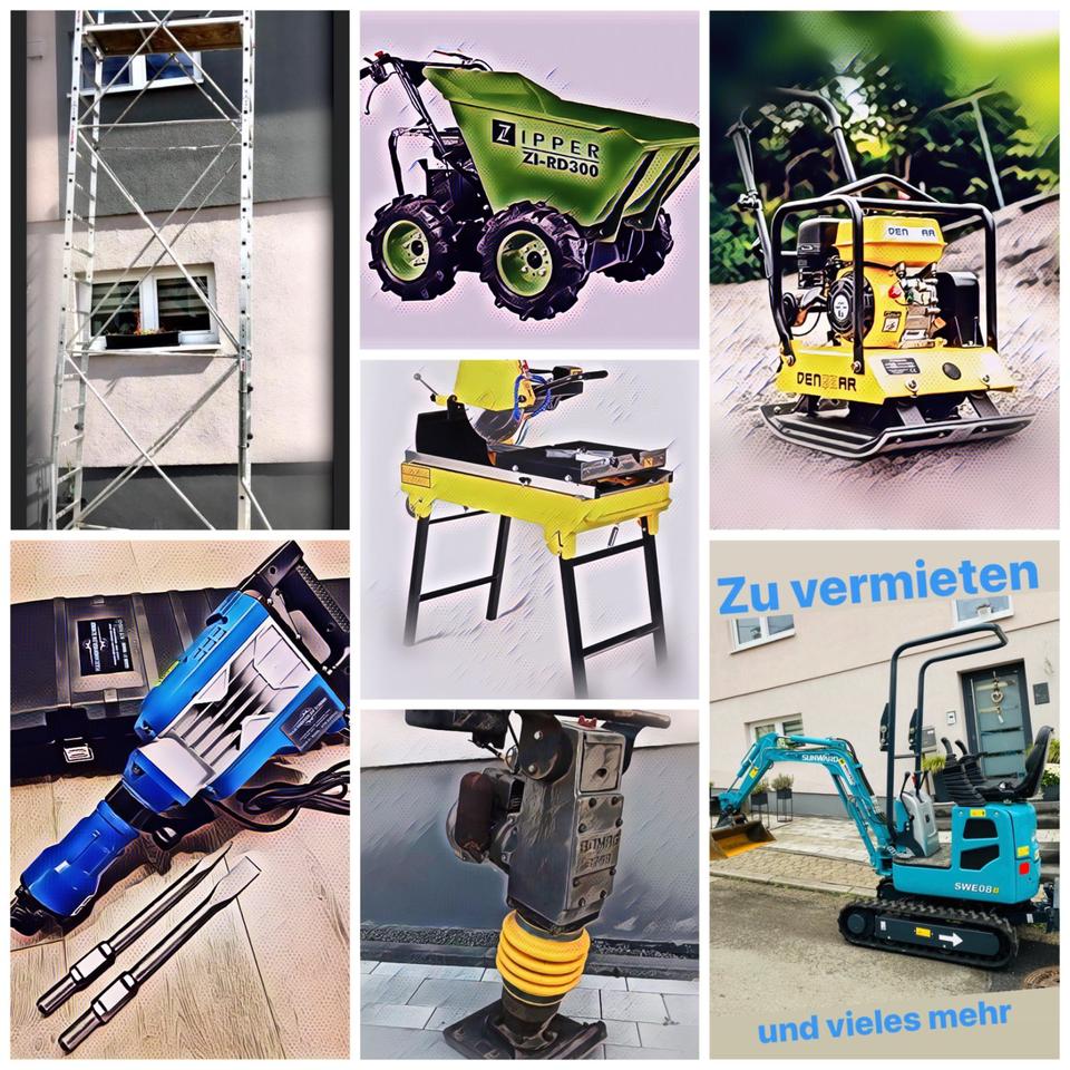Minibagger Microbagger Bagger Kettenbagger Vermietung / mieten in St. Wendel