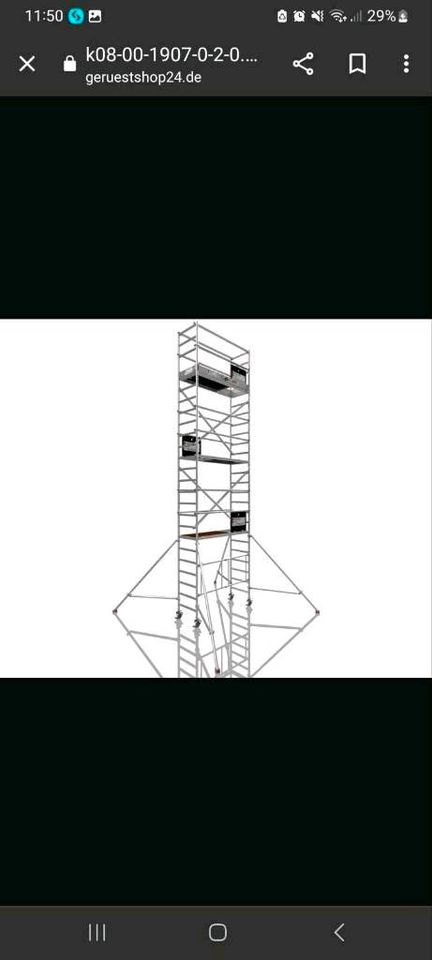 ❗3 Gerüste Rollgerüst Alugerüst Malergerüst Fahrgerüst Altec in Barnstorf