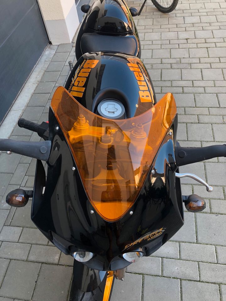Buell XB 12 R Firebolt schwarz/orange 102 PS in Bad Windsheim