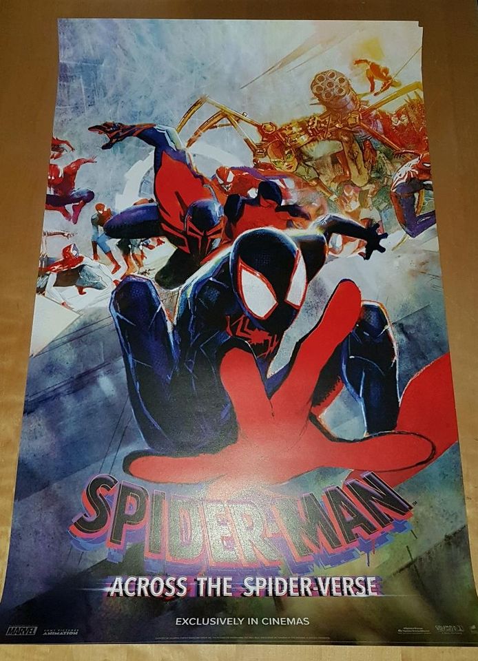 Spiderman Across Verse Marvel 2023 Kino Poster Plakat Promo in Potsdam