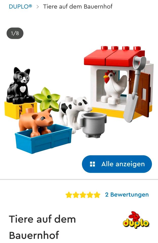 Lego Duplo Tiere auf dem Bauernhof 10870 in Kornwestheim