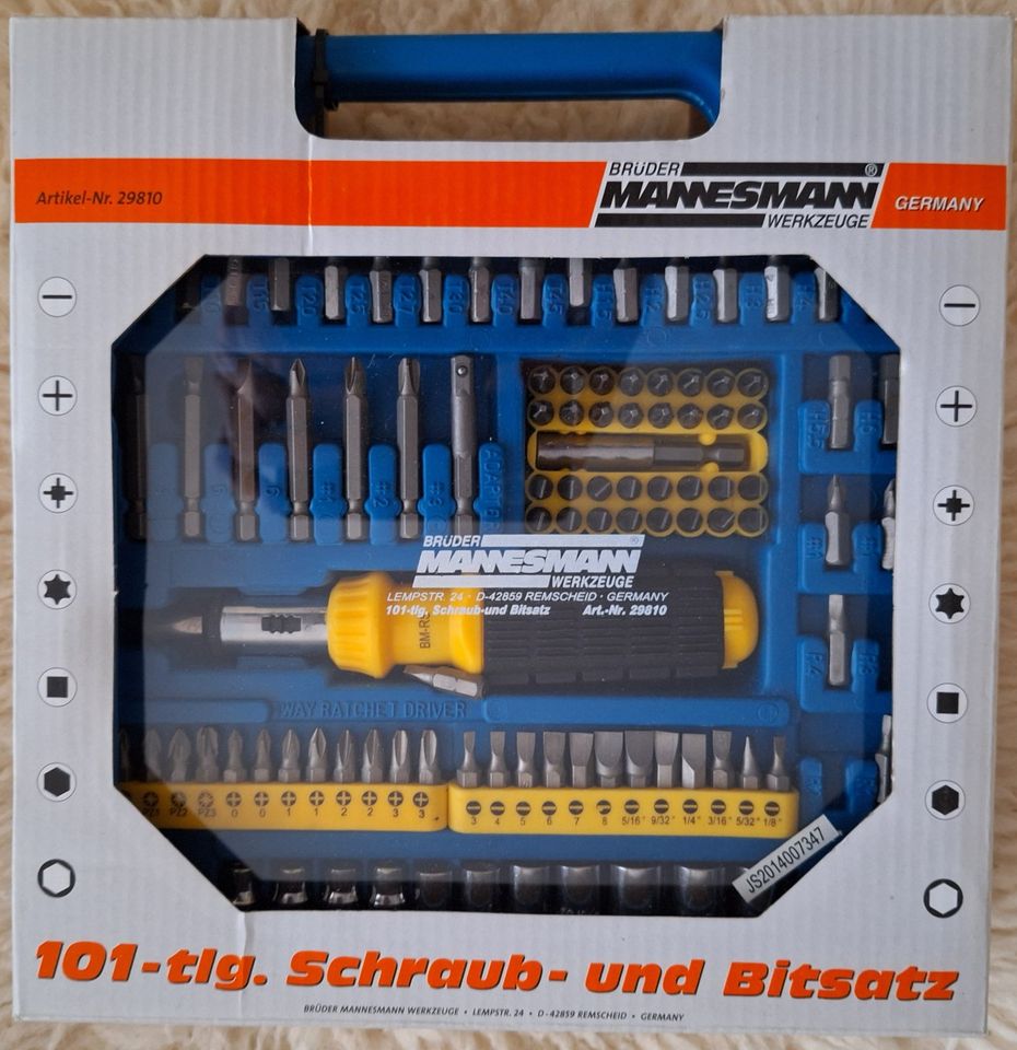 101 teiliger Schraub - und Bitsatz Mannesmann neu OVP verblombt in Bayern -  Neufahrn | eBay Kleinanzeigen ist jetzt Kleinanzeigen