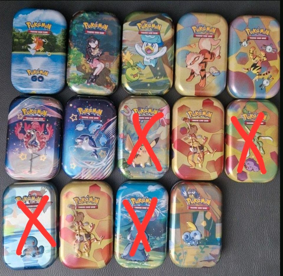 Pokemon Karten Zubehör Tins Mary in Kierspe