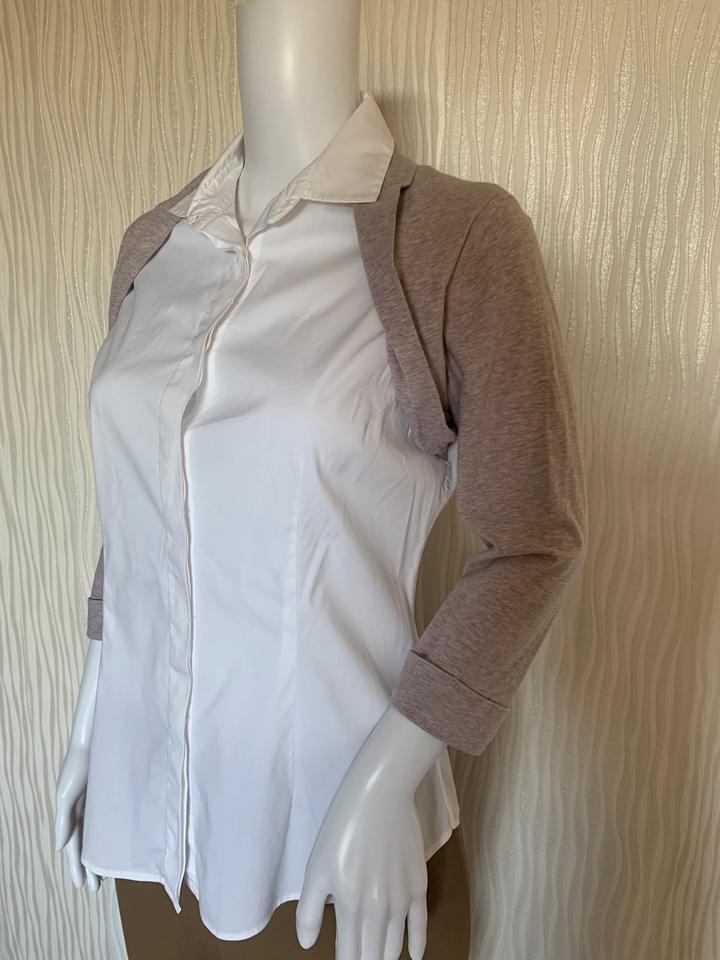 Weiße Bluse im 2 Teiler Optik von Brunello Cucinelli Gr. M in München