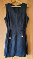 S-Oliver Leinenkleid V-Ausschnitt schwarz Gr. 36 Frontzipper Gürt Baden-Württemberg - Pfaffenhofen Vorschau