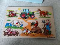 Steckspiel Puzzle holz Bauernhof von Eichhorn Sachsen-Anhalt - Petersberg (Saalekreis) Vorschau