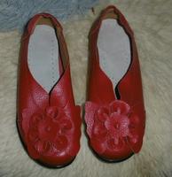echt Leder Ballerina Italy Lagenlook suuper wie neu Gr. 37 in rot Niedersachsen - Tespe Vorschau