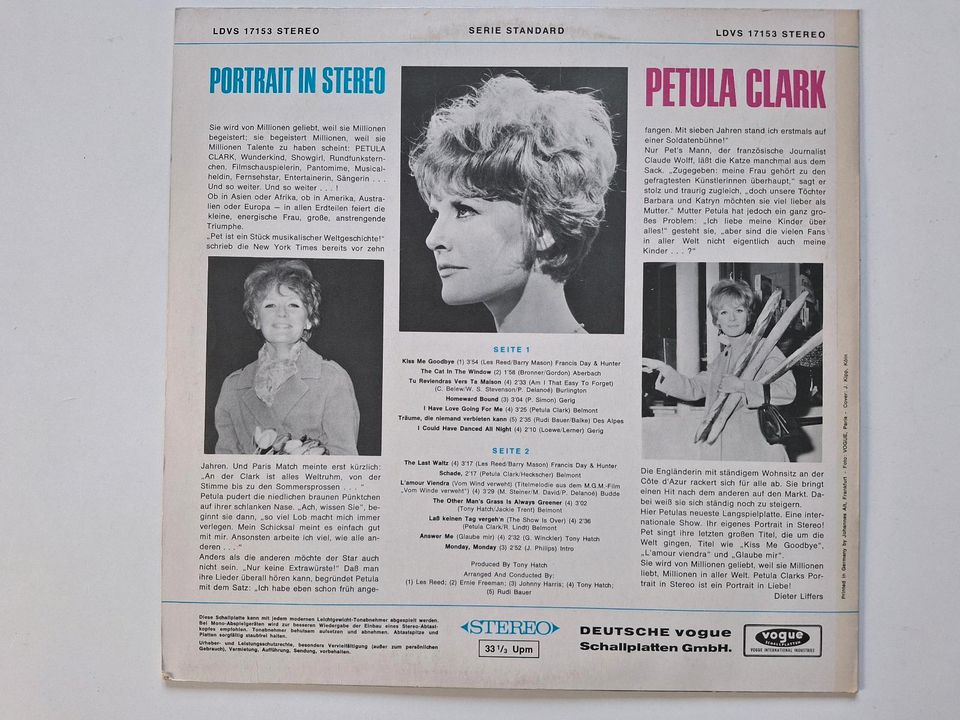 Schallplatte/Vinyl (LP)- PETULA CLARK- Pop in Delbrück