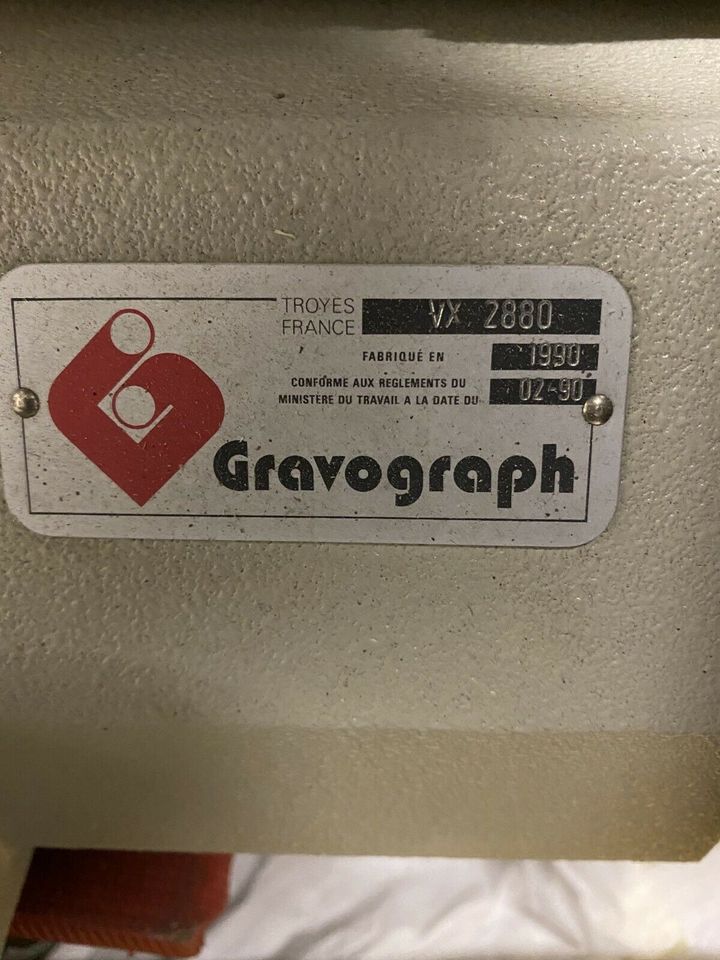 Graviermaschinen zu verkaufen Gravograph gravieren VX2880 VX2B in Gladbeck