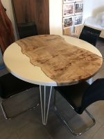Massivholz • Tisch mit Epoxidharz • Aussteller • REDUZIERT• Nordrhein-Westfalen - Kirchlengern Vorschau