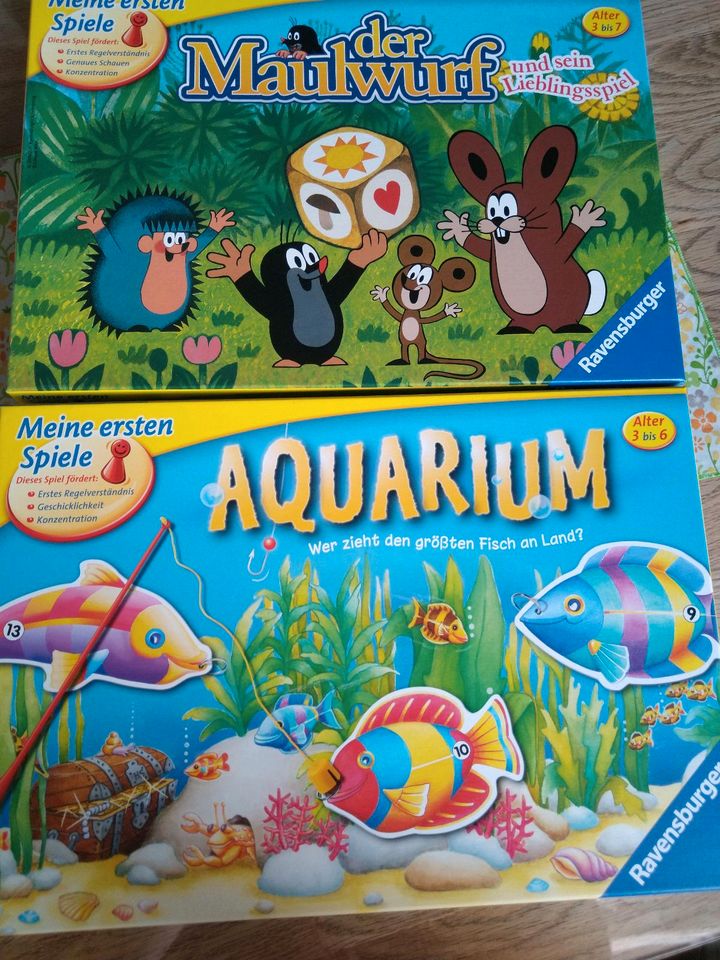Meine ersten Spiele - Aquarium und Maulwurf von Ravensburger in Aalen