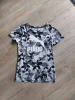 Puma T-Shirt, schwarz-weiß-grau gemustert, Gr. 152 Bayern - Großenseebach Vorschau